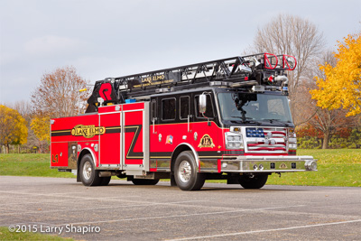 Lake Elmo FD MN fire truck Rosenbauer America Commander 78' Viper aerial quint Larry Shapiro photographer shapirophotography.net